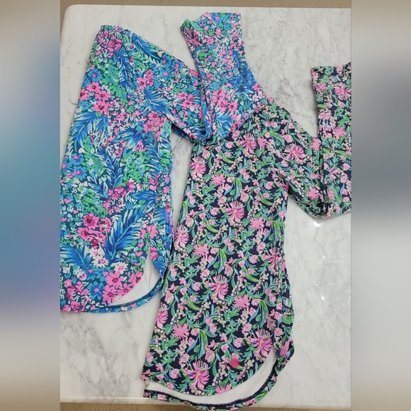 Lilly Pulitzer Tops - 2 ! Lilly Pulitzer bundle Luxletic SPF 50. Blythe Sweatshirt sz S. Garden/tide